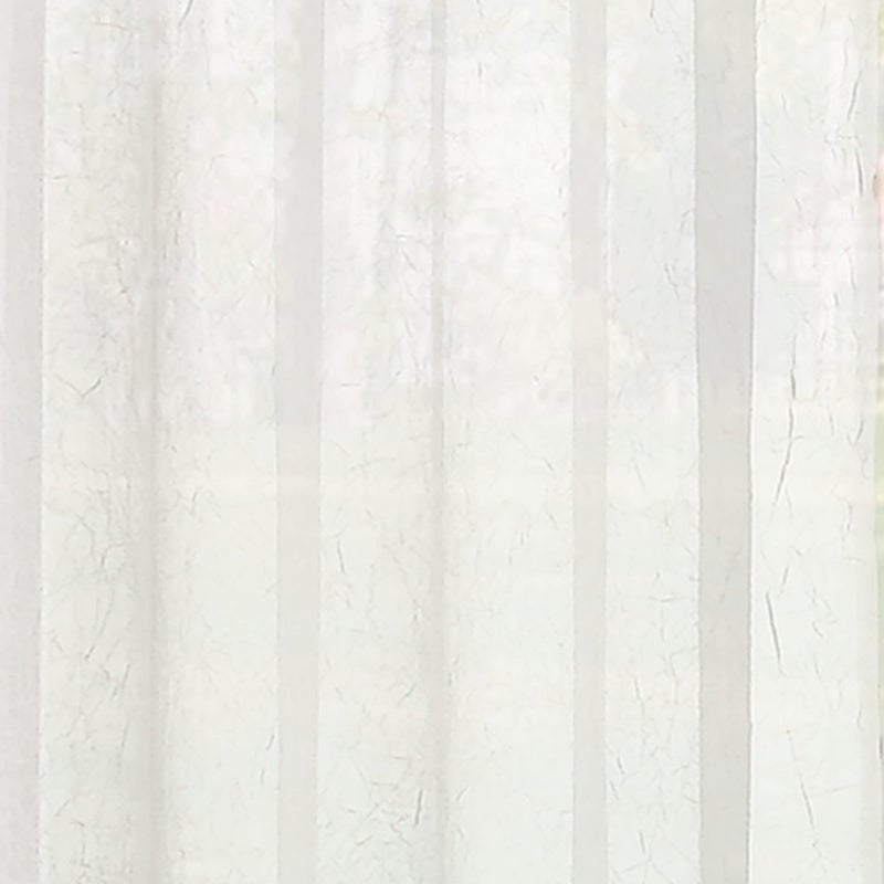 Curtainworks Trinity Crinkle Voile Sheer Curtain - 1 Panel, 51 by 132", Winter White - Image 5